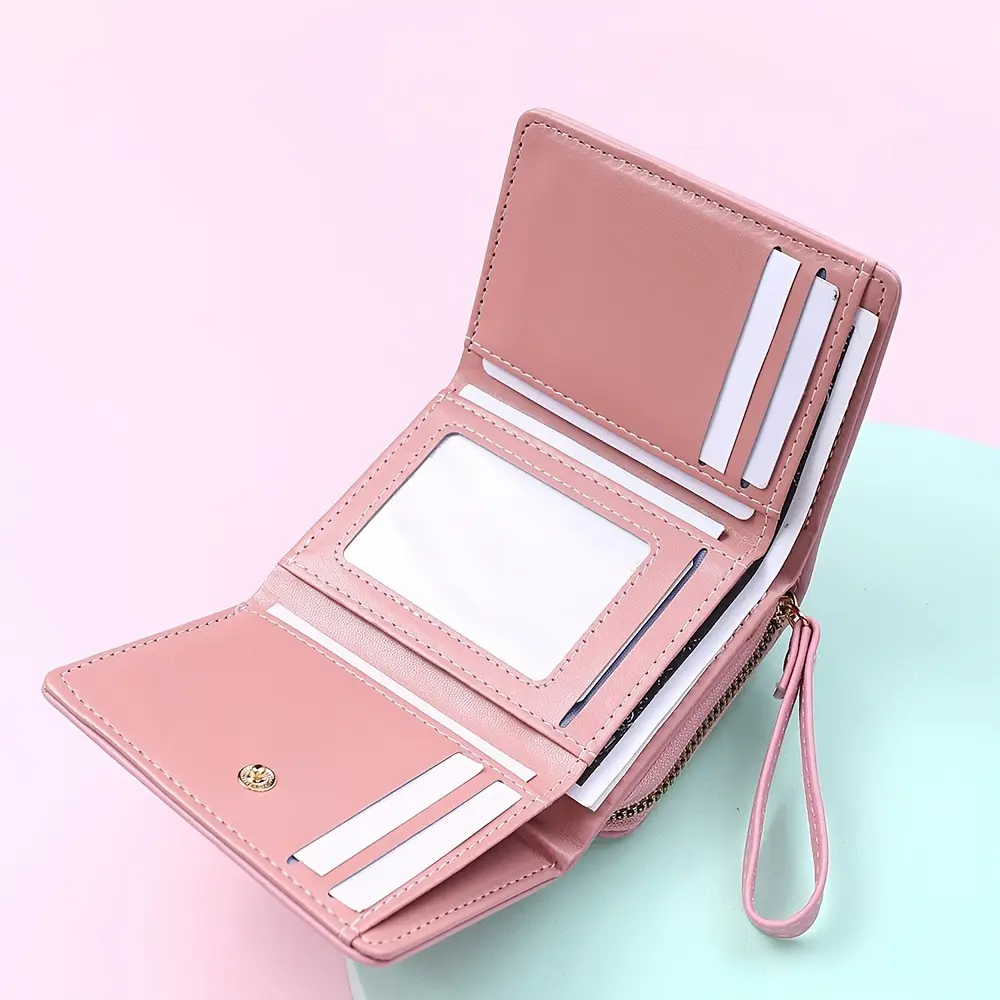 Four Seasons Available Women's Fashion Wallet Multiple compartments Credit Card Coin Storage Student Leisure bag
