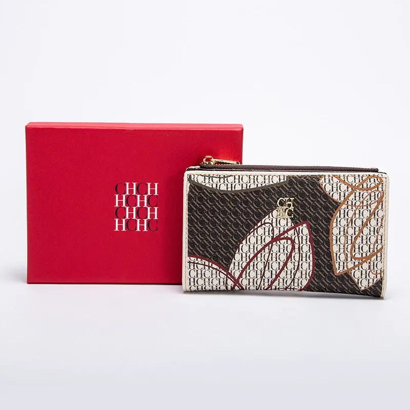 CHCH Women's Wallet 2025 Spring New Cartoon Printed Women's Credit Card Bag ID Bag