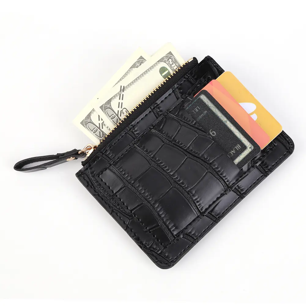 Women Fashion Short Wallet PU Leather Coin Card Holder Solid Color Casual Money Wallet Female Outdoor Bag