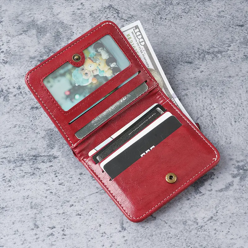 Small market spot wholesale women's wallet ins zipper fashion card bag retro simple large capacity wallet zero wallet