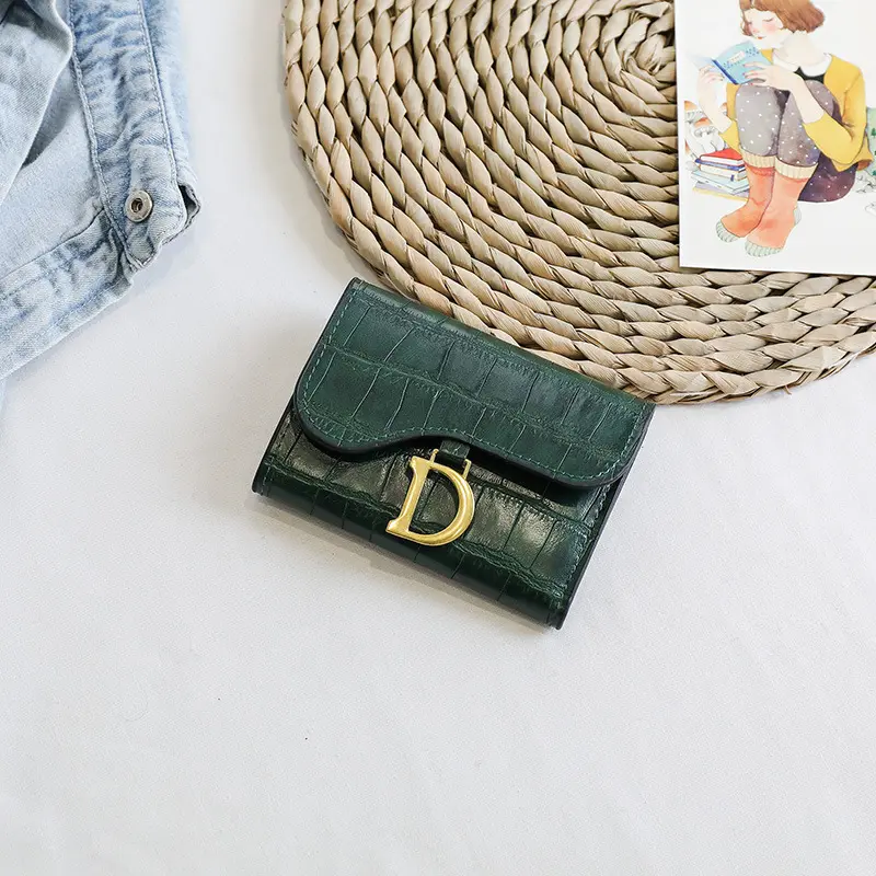 Retro small wallet for women 2025 new Korean version fashionable and simple short wallet, credit card holder, zero wallet