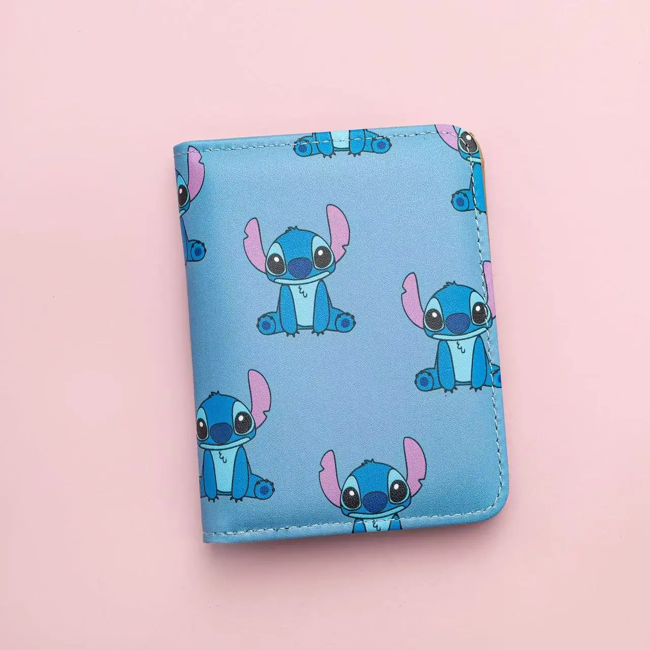 Disney Stitch Large Capacity Multi-card Storage Bag Coin Wallet Key Card Bag ID Card Bank Card Bag