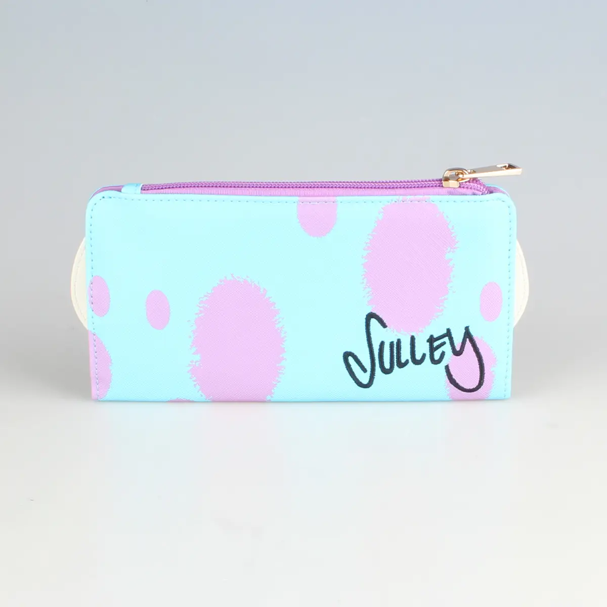 High quality printed fashionable wallet, women's large capacity card clip zero wallet