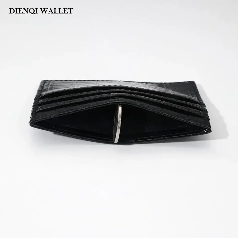 Women Wallet Crocodile Pattern Slim Credit Card Holder Casual Minimalist Wallets Multi-slot Bank Cardholder for Women & Girls