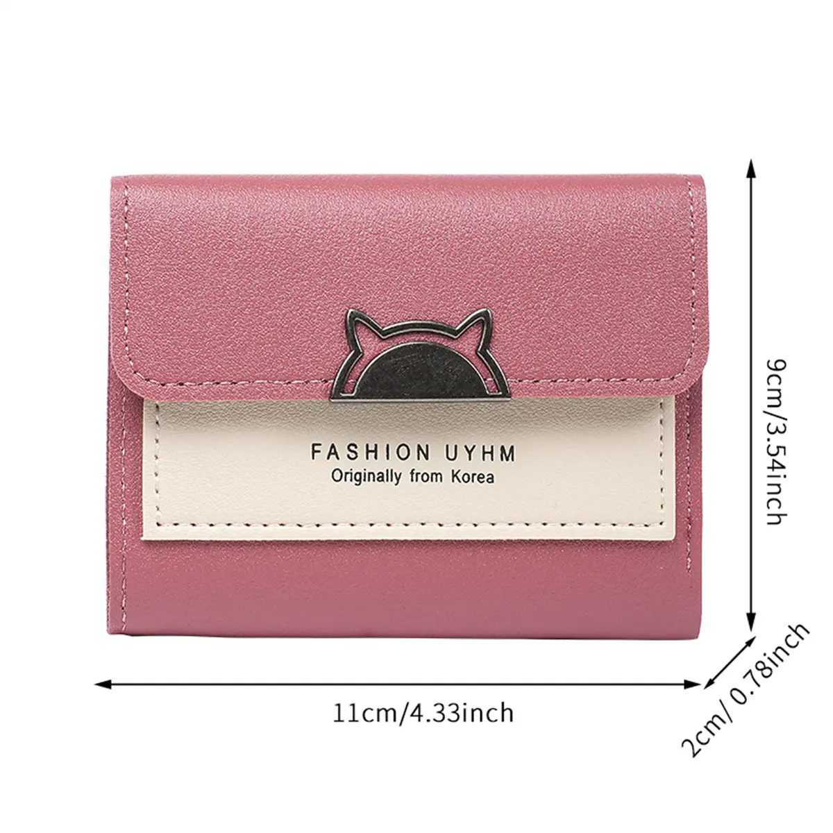 Factory direct new small wallet female short Korean version of the tide folding personality cute mini fashion wallet for student