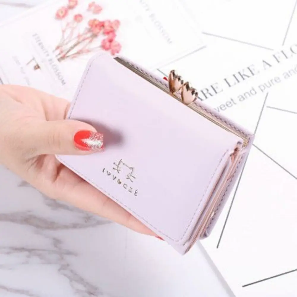 Mini Women Wallet Small animals heart Short Women's Wallet Card Holder Girls Woman Fashion Lady Coin Purse for Female Clutch Bag