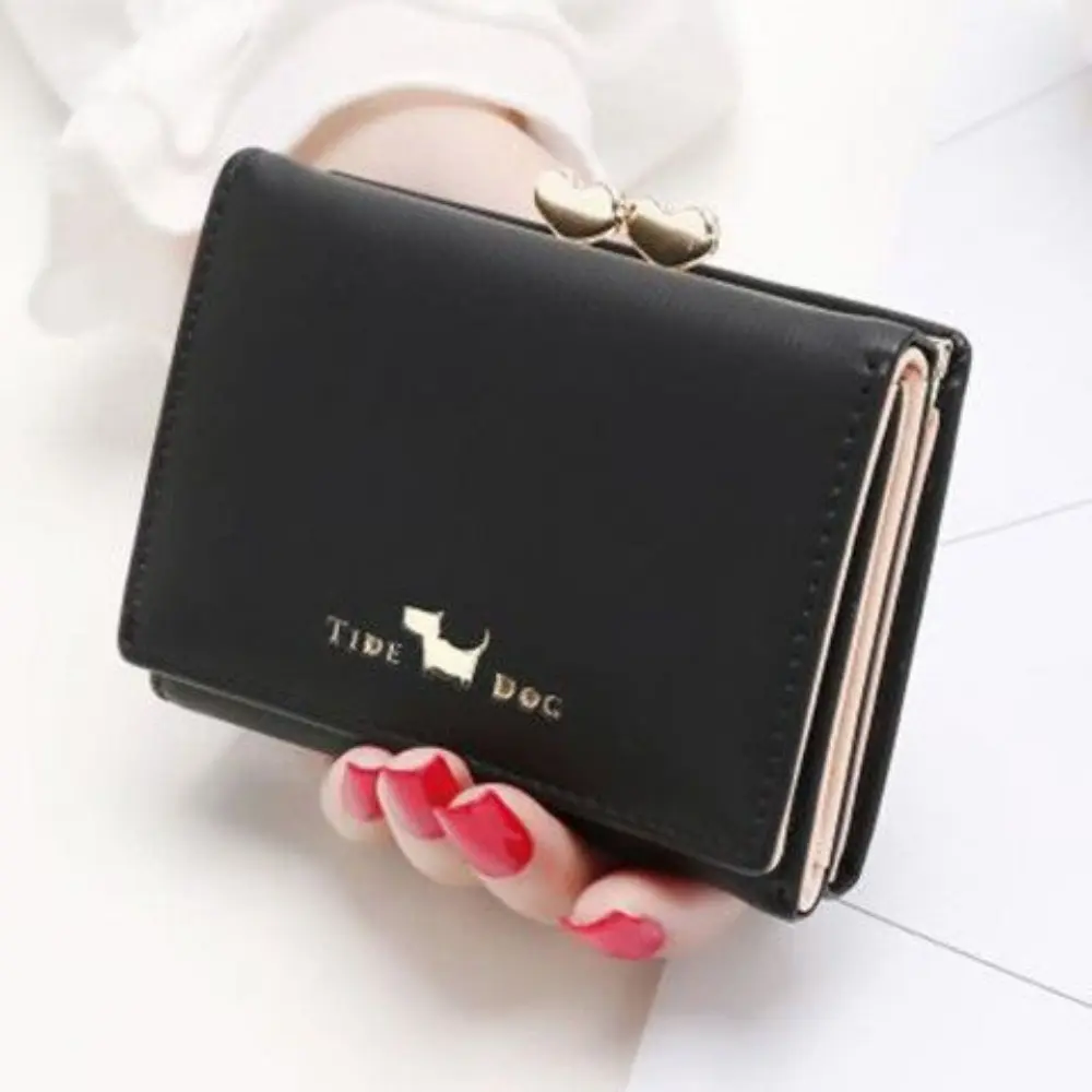 Mini Women Wallet Small animals heart Short Women's Wallet Card Holder Girls Woman Fashion Lady Coin Purse for Female Clutch Bag