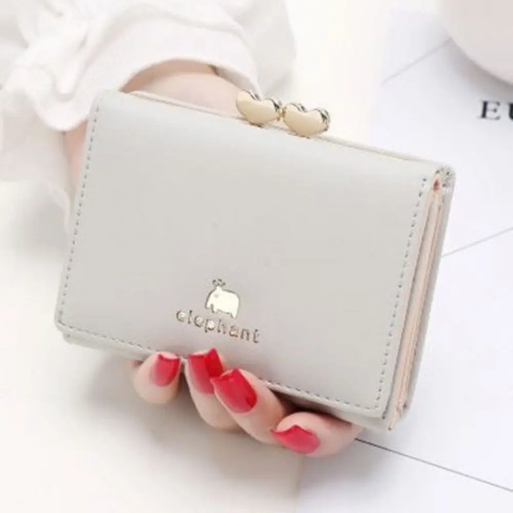 Mini Women Wallet Small animals heart Short Women's Wallet Card Holder Girls Woman Fashion Lady Coin Purse for Female Clutch Bag