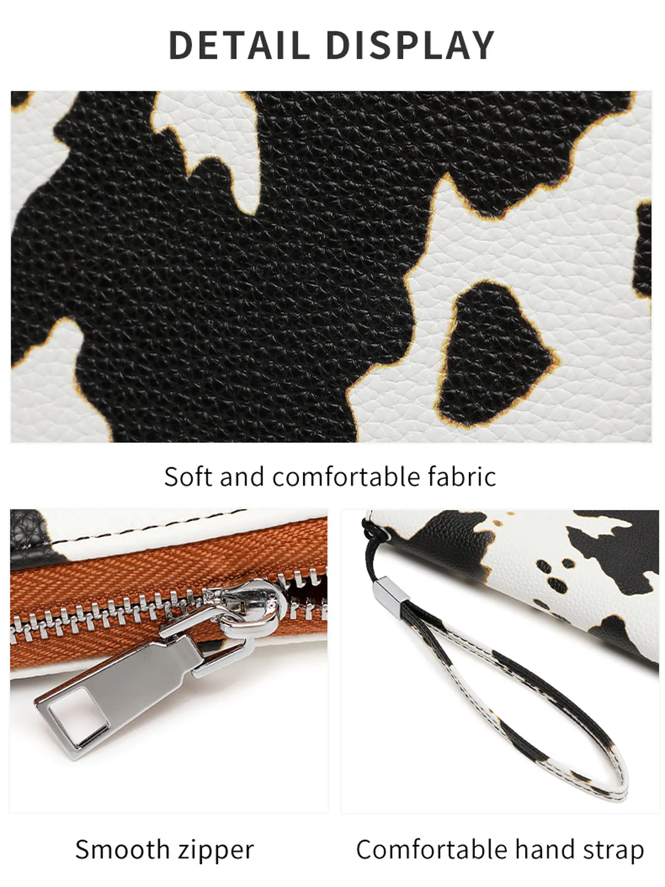 NEW RFID Blocking Women's long Wallet Fashion Vintage Leopard Print Multifunction Large Capacity Double-Fold Credit Card Holder