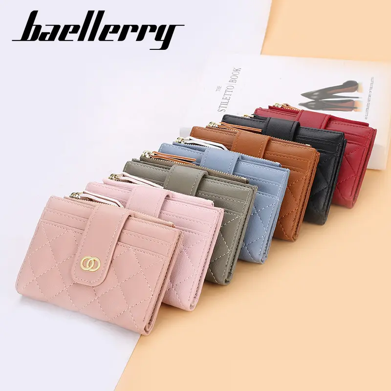 New Women Wallets Fashion PU Leather Top Quality Female Purse Short Card Holder Brand Wallet For Women