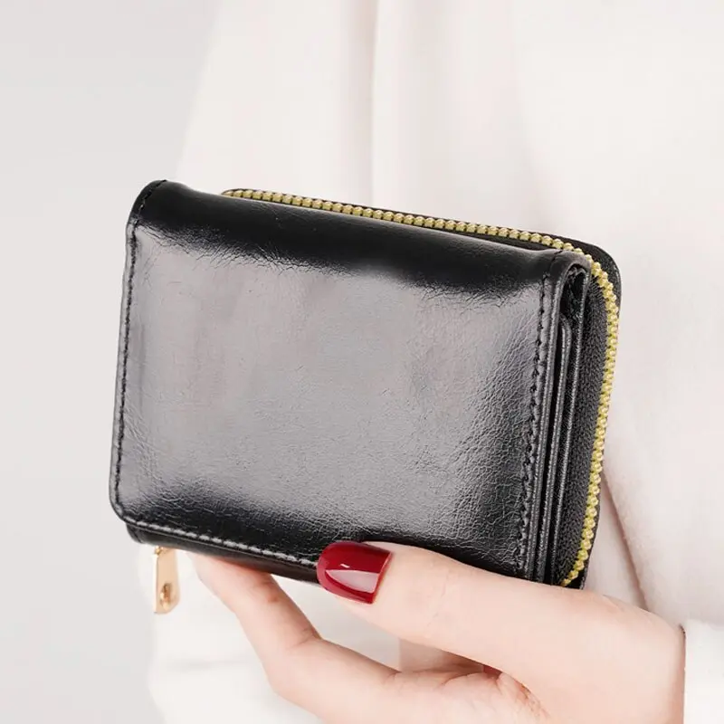 1pc Ladies' Short Wallet Lightweight Fashion Suitable For Work & Business ID Card Credit Card For Christmas Gift For Young Girl