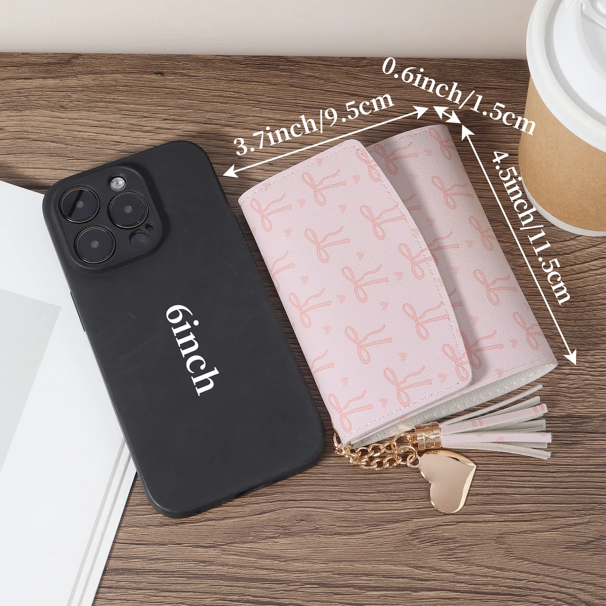 Fashionable women's multifunctional short high-quality credit card storage bag, simple and casual multifunctional card holder, m