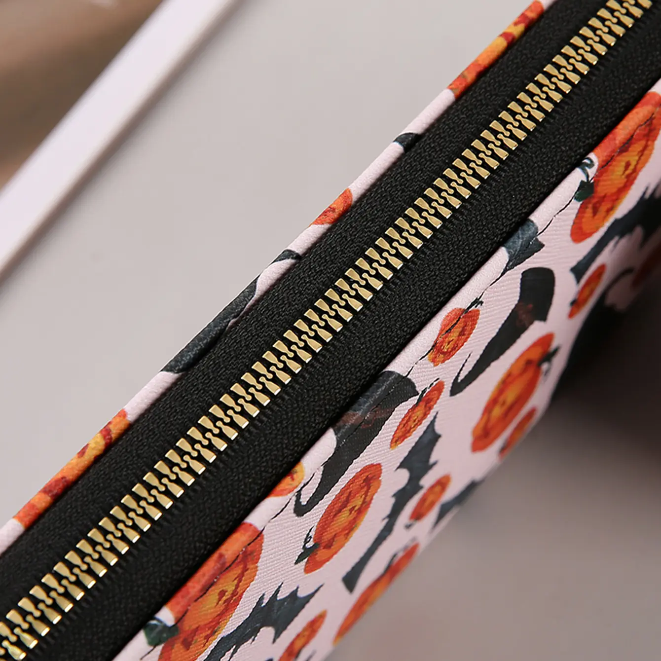 Halloween special high-definition printed pattern long wallet for women's wallet