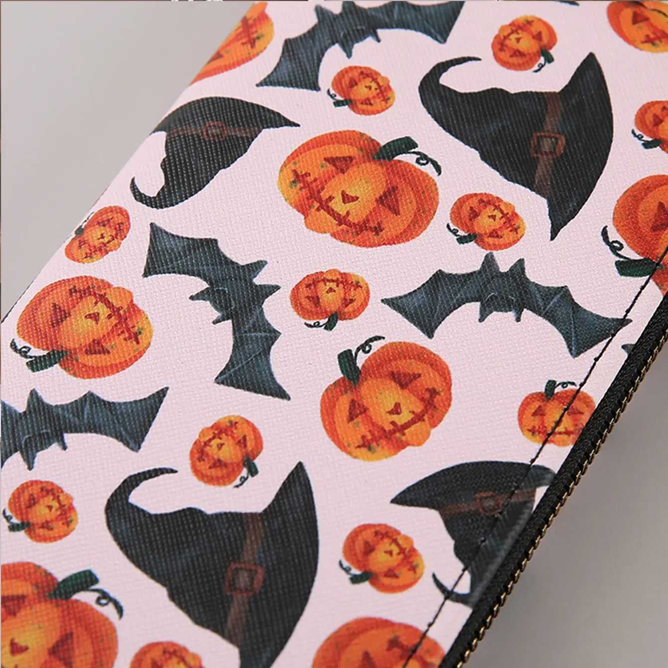 Halloween special high-definition printed pattern long wallet for women's wallet