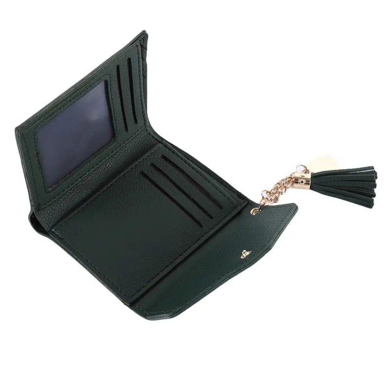 2023 Women's Wallets Short Tassel Pendant Wallet Coin Purses Clutch Money Bag Cute Female Wallet in Hand id Card Holders Clutch