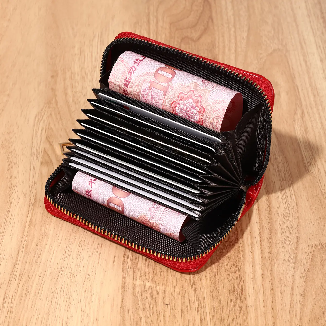 Fashionable Stone Patterned Wallet Short, Large Capacity, Multi Slot Card Bag, Multifunctional Zero Wallet