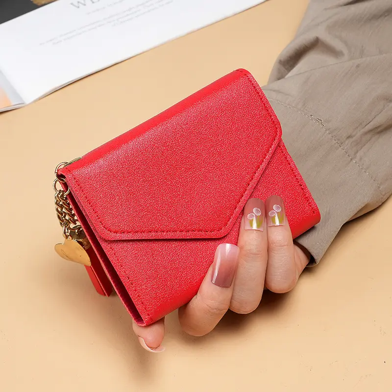 2025 new female purse length cute tassel mini coin purse multi-card student wallet fashion Joker.