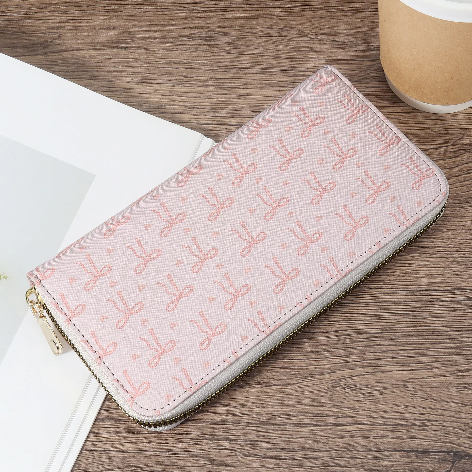 New Fashionable Women's Letter Detail Long Wallet, Fashionable Wallet with Multiple Card Slots, Women's Multi functional Ultra T