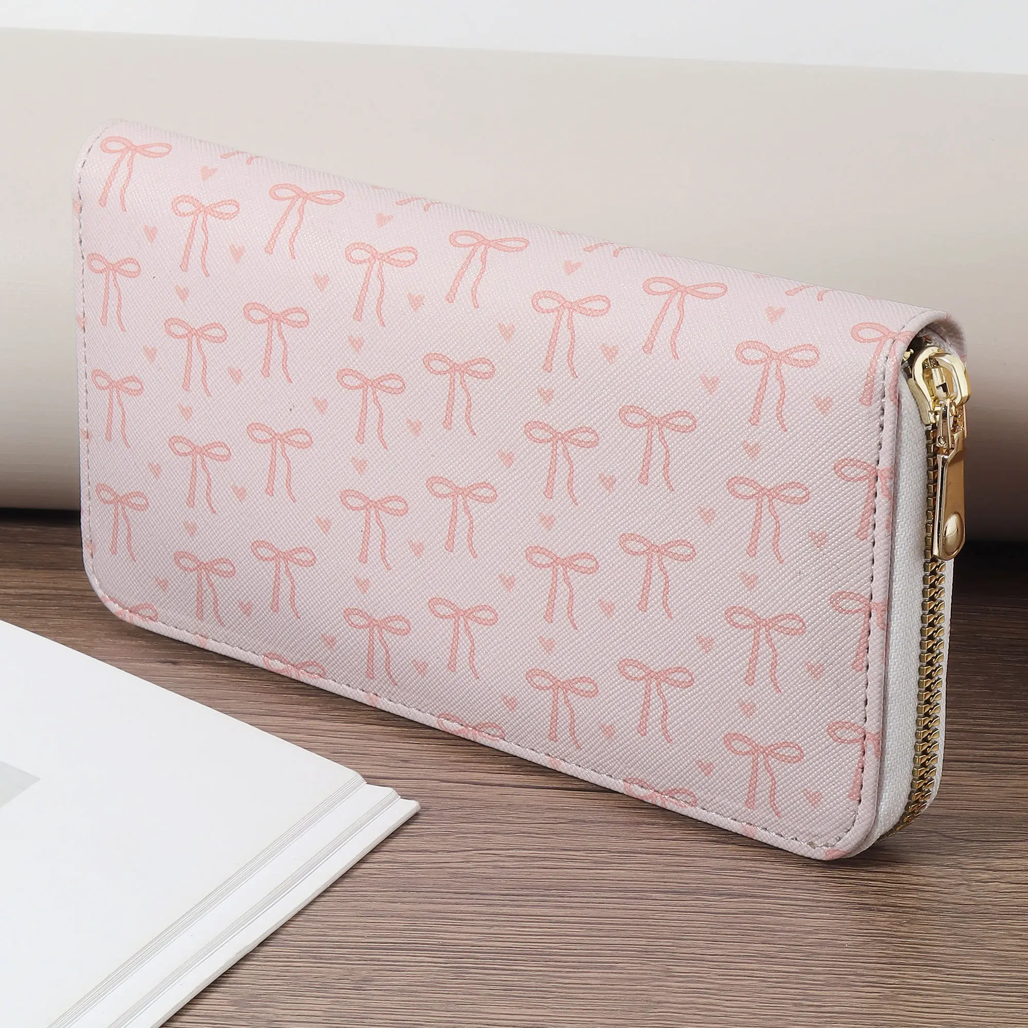 New Fashionable Women's Letter Detail Long Wallet, Fashionable Wallet with Multiple Card Slots, Women's Multi functional Ultra T