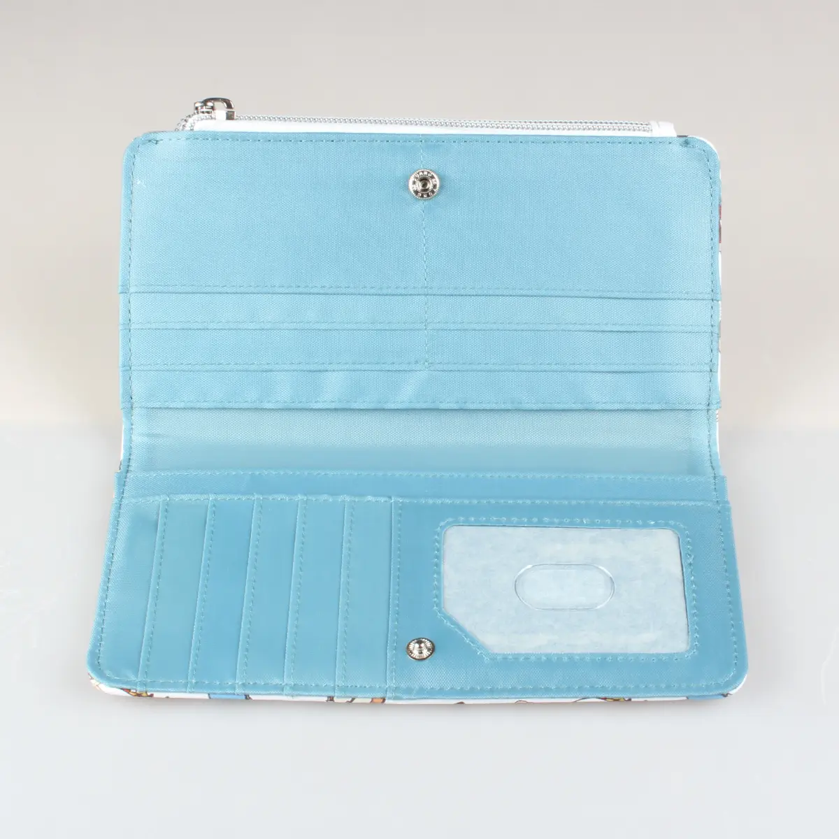 Women Long Zipper Purses Design Clutch Forever Young Wallet Female Card Holder 5536