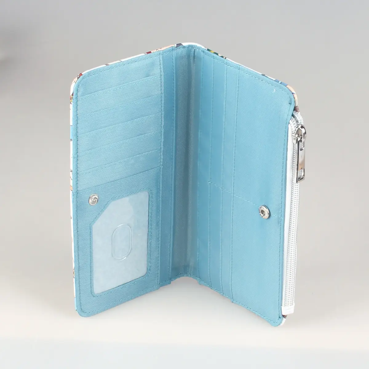 Women Long Zipper Purses Design Clutch Forever Young Wallet Female Card Holder 5536
