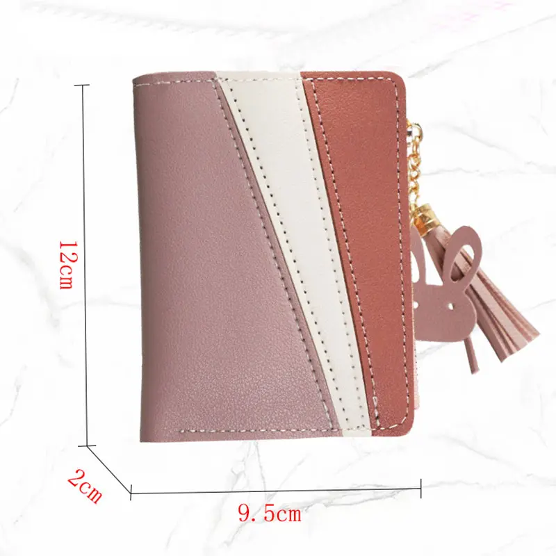 Free Name Customizing Women Wallets New Short Card Holders Quality Zipper Female Purses Simple Coin Pocket Small Women's Wallet