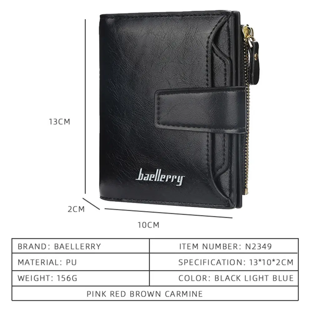 New Customized Women Wallets Name Engraving High Quality  Short Card Holder Female Purse Coin Holder Wallets For Girl