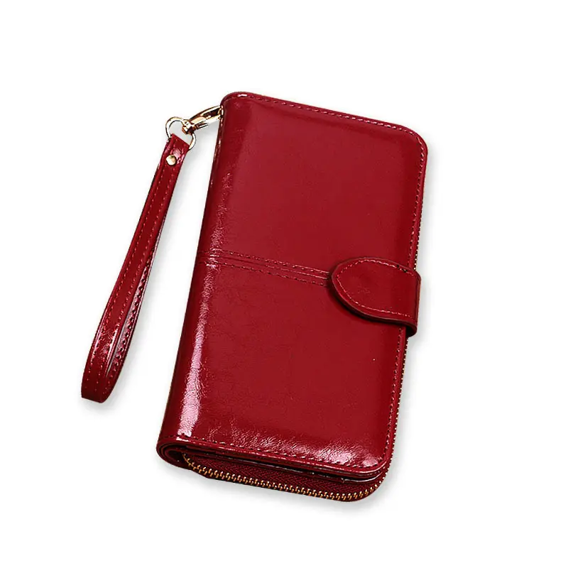 Women Wallets Pu Leather Women Purses Fashion Long Zipper Women's Wallet Money Coin Holder Female Long Purse Female Purse Zipper