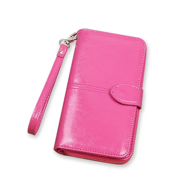 Women Wallets Pu Leather Women Purses Fashion Long Zipper Women's Wallet Money Coin Holder Female Long Purse Female Purse Zipper