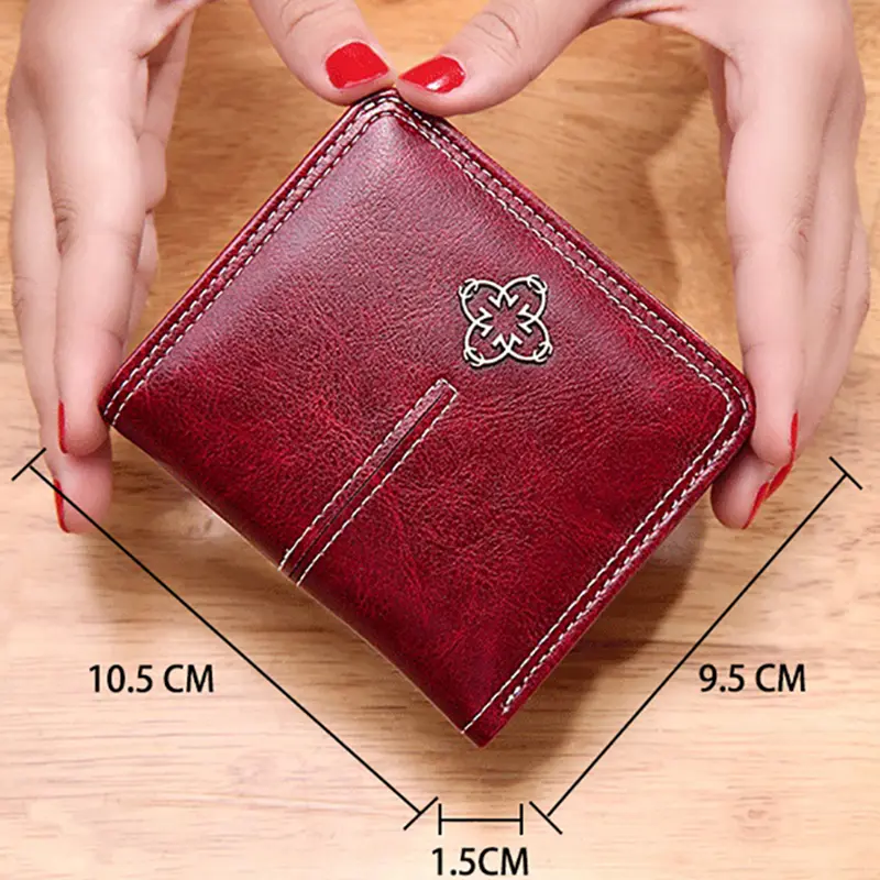 Fashion Women's	Wallets Zipper	Coin	Bag for Women Mini Wallet Luxury Designer PU Leather Card Holder Purses Ladies	Gifts