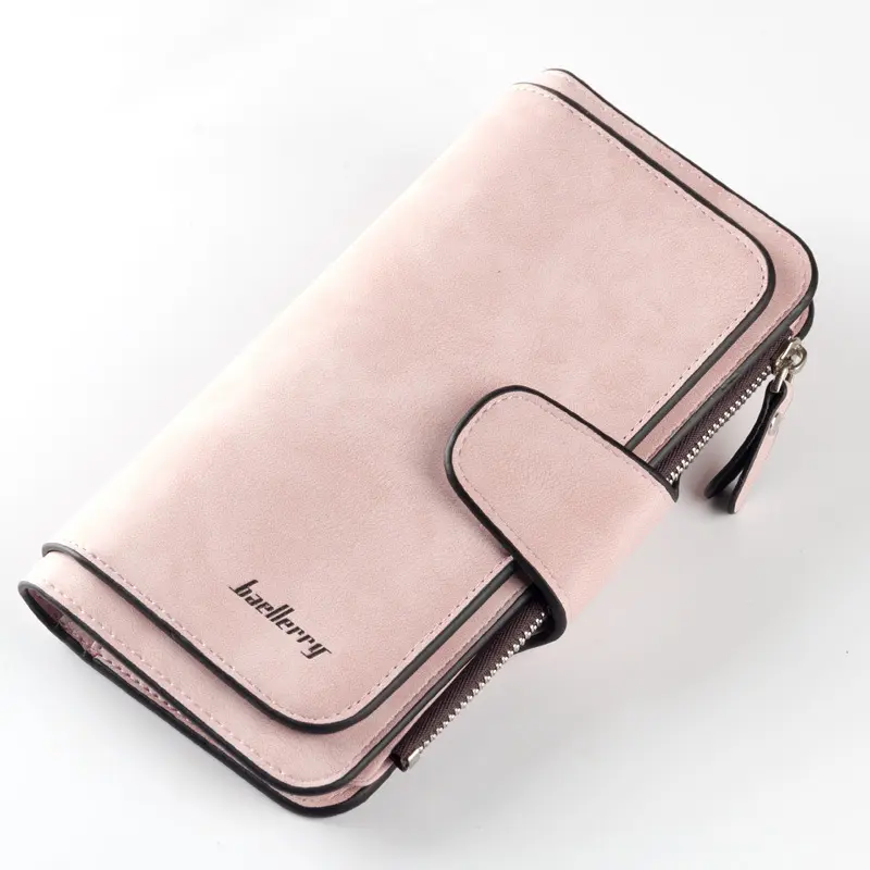 New Brand Leather Women Wallet High Quality Design Hasp Card Bags Long Female Purse 6 Colors Ladies Clutch Wallet