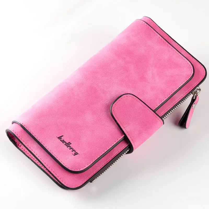 New Brand Leather Women Wallet High Quality Design Hasp Card Bags Long Female Purse 6 Colors Ladies Clutch Wallet