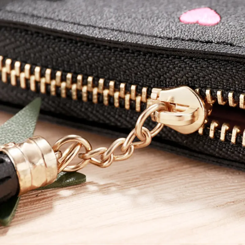 Luxury Brand Women Small Wallet Ladies Mini Tassel Wallet Cute Girl Short Zipper Lovely PU Leather Coin Purse Female Purses