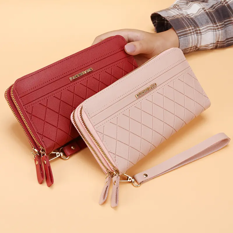 Long Women's Wallet Female Purses Tassel Coin Purse Card Holder Wallets Female Pu Leather Clutch Money Bag Pu Leather Wallet