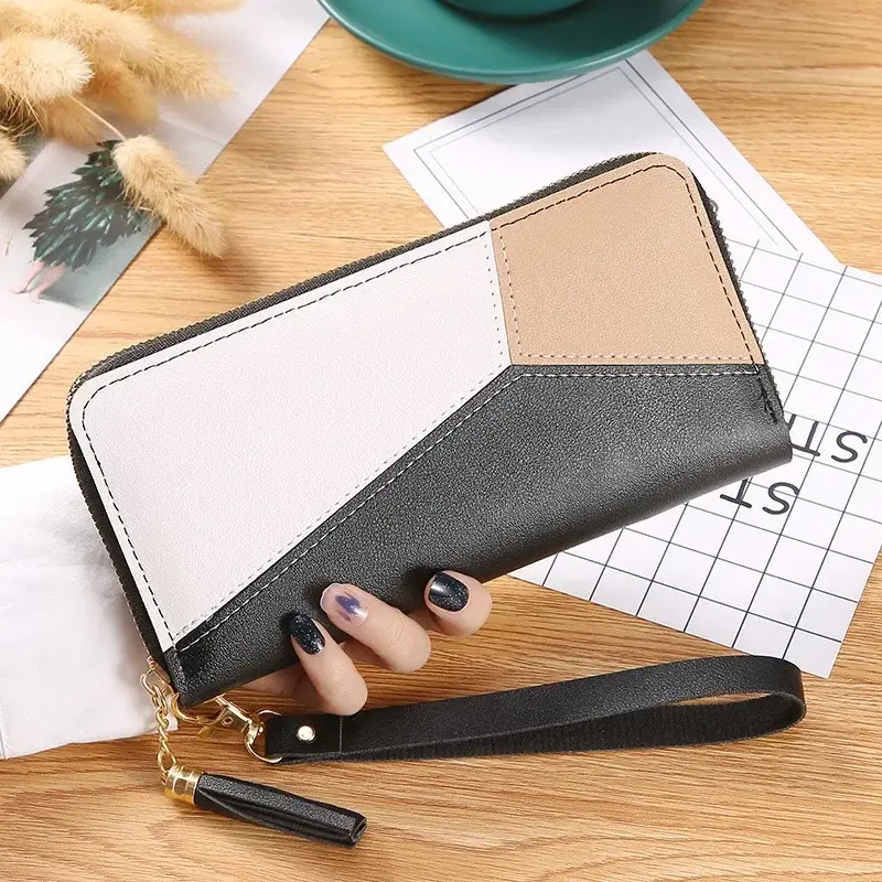 Korean Women Wallet Long Wallet Female Clutch Bag Phone Pouch Student Card Bag Id Credit Card Holder Coin Purse Coin Pouch