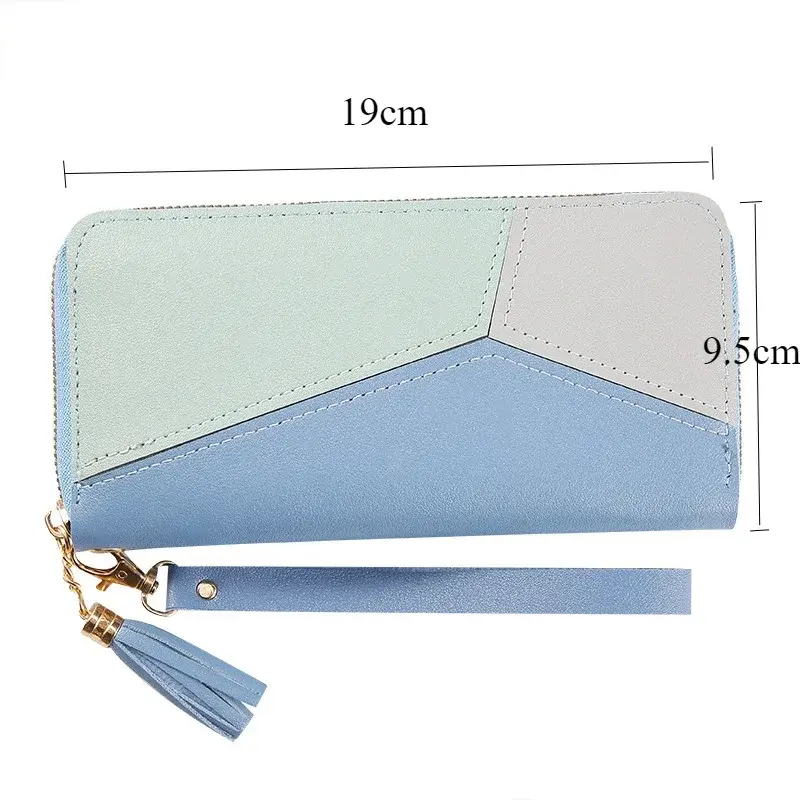 Korean Women Wallet Long Wallet Female Clutch Bag Phone Pouch Student Card Bag Id Credit Card Holder Coin Purse Coin Pouch