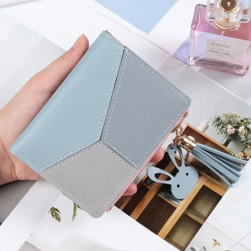 Korean Women Wallet Long Wallet Female Clutch Bag Phone Pouch Student Card Bag Id Credit Card Holder Coin Purse Coin Pouch