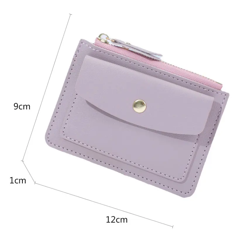 Free Name Customized Women Wallets New Short Zipper Card Holders Female Purse Brand Coin Pocket Top Quality Wallet For Girls