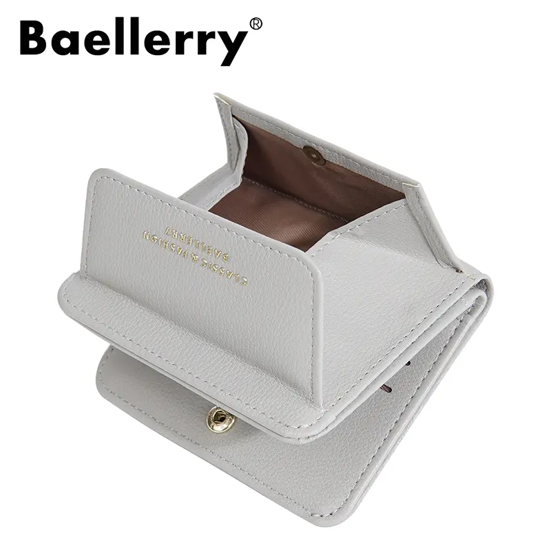 Short Women Wallets High Quality Card Holder Name Engraving Female Purses New Fashion Coin Pocket Girls Wallet Money Clips