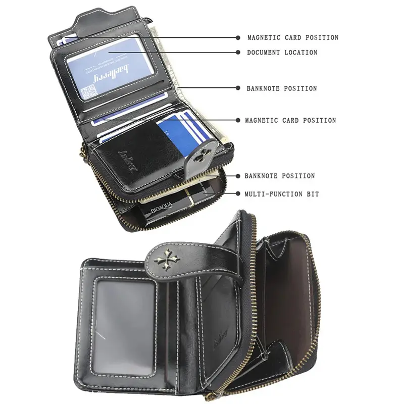 High Quality Luxury Women Short Wallets PU Leather New Short ZipperCard Holder Female Purse Zipper Coin Pocket Wallet For Girls