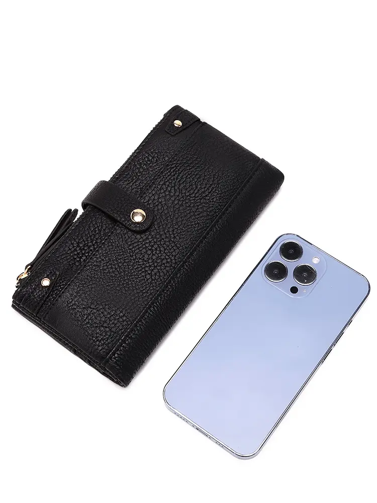 Large Capacity Credit Card Holder, Functional Multi-Card Slots Wallet, Zipper Coin Purse & Clutch Bag