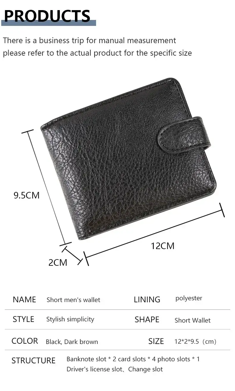 Mens Vintage Wallets Cow Leather Solid Sample Style Zipper&Hasp Purse Card Holders Famous Brand High Quality Male Fashion Wallet