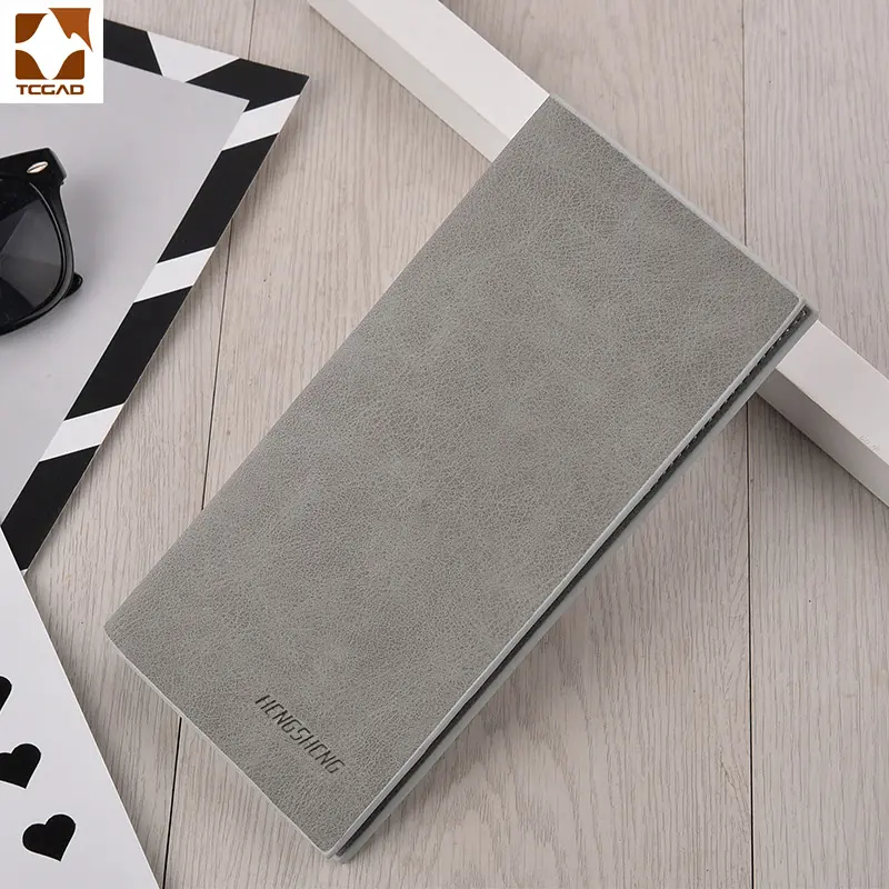 Men's Wallet Thin slim wallet Leather long Male Clutch mens wallets coin hand Purse pocket Cartera hombre billetera hombre 2024