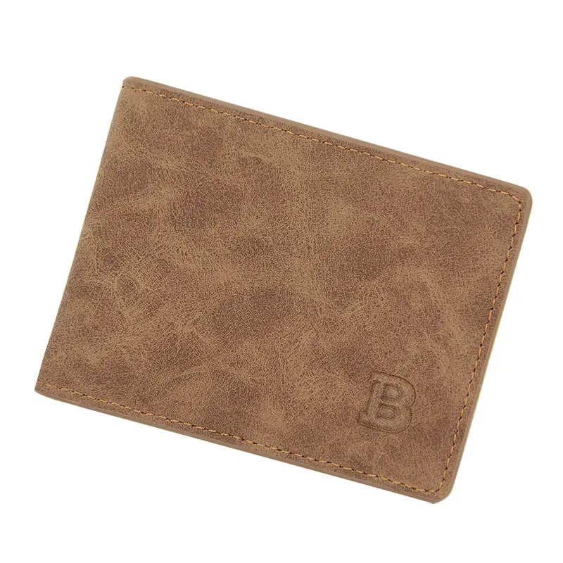 High Quality Fashion Mini Men's Luxury Business Wallet Card Holder Man Purse Coin Bag Zipper Gift For Men