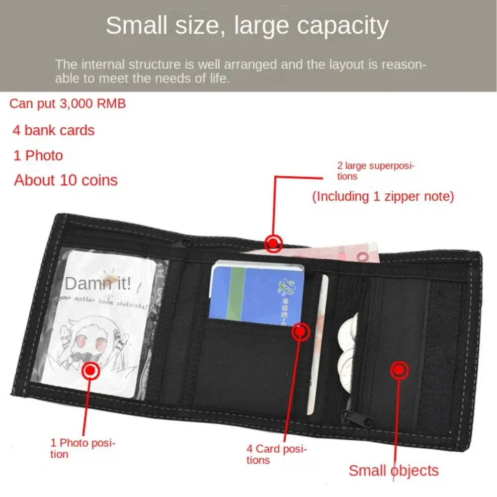 Leather RFID Vintage Wallet Men With Coin Pocket Short Wallets Small Zipper Walet With Card Holders Man Purse