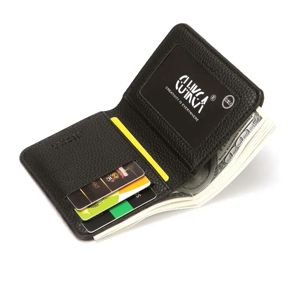 Men Card Holder Male Purses Small Slim Wallet PU Leather Wallets Money Clips ID Card Holders Carteira Masculina Cartera Hombre