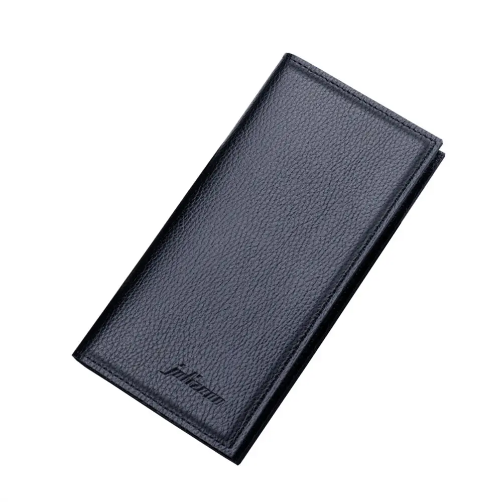 Simple Long Wallet Multi-layer Card Case Driving License Cover Soft PU Leather Lychee Grain Credit Card ID Holder Ultra-thin