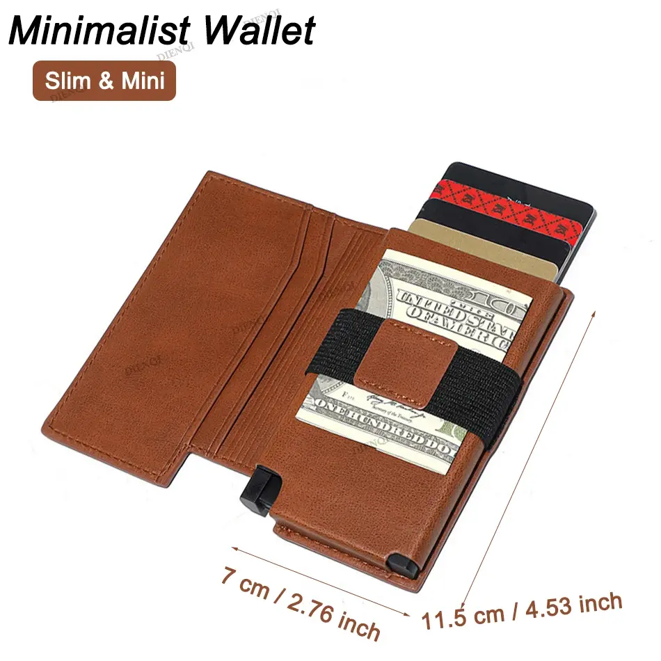 New Rfid Credit Card Holder Men Wallets Money Bag Male Clutch Purses Slim Thin Wallets for Men LuxuryLeather Wallet Carteras