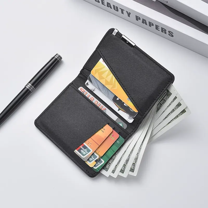 Vintage PU Leather Men's Wallet with Hasp Business ID Card Holder Case Male Short Purse Coin Bag for Men Credit Card Wallets