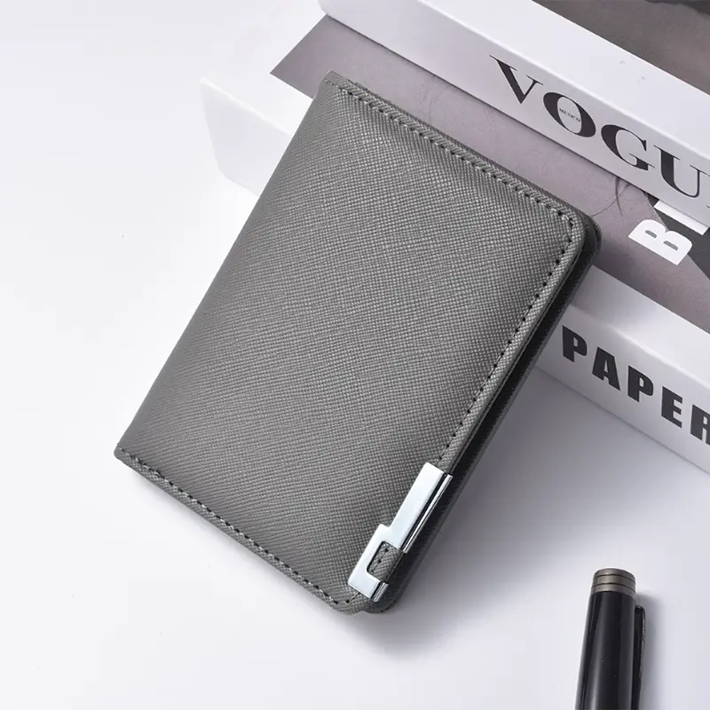 Vintage PU Leather Men's Wallet with Hasp Business ID Card Holder Case Male Short Purse Coin Bag for Men Credit Card Wallets